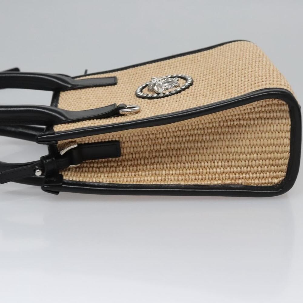 Versace Raffia Handbag Beige - Picture 4 of 15